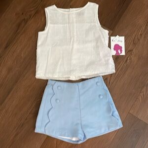 Gabby Diane Blue Short Set